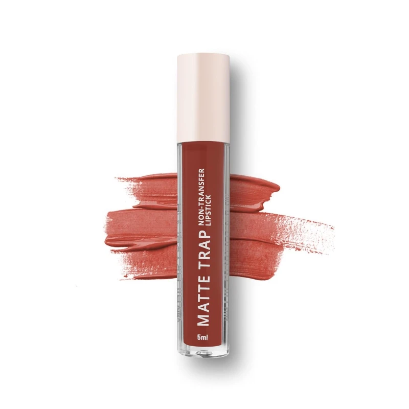 Hilary Rhoda Matte Trap Liquid Lipstick | Non-Transfer & Waterproof Lipstick | 8-Hour Long Stay | Non-Drying Formula | 5ml (Ping me up - Shade 13) thumbnail 7